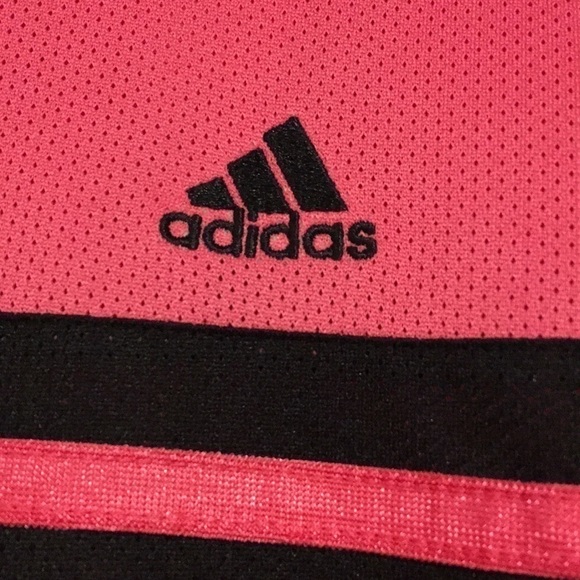 Adidas Pink/Black lightweight Jacket Sz M - Picture 3 of 7